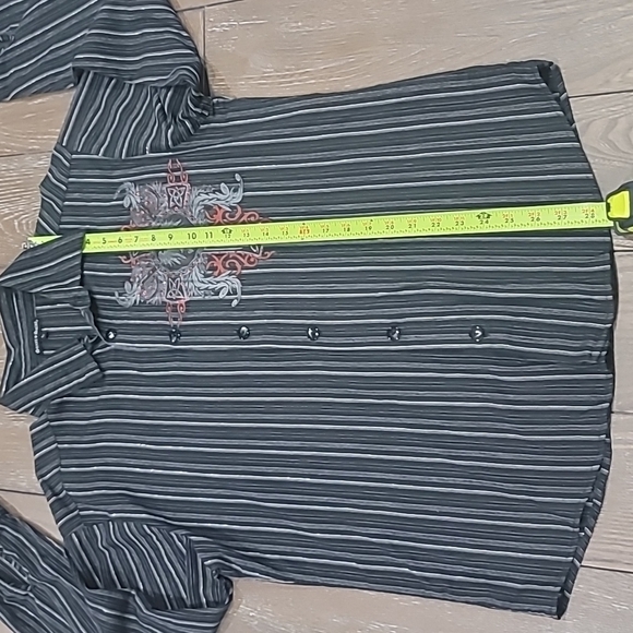 Street Saint Men's Long Sleeve Button Up Size L - Picture 12 of 12